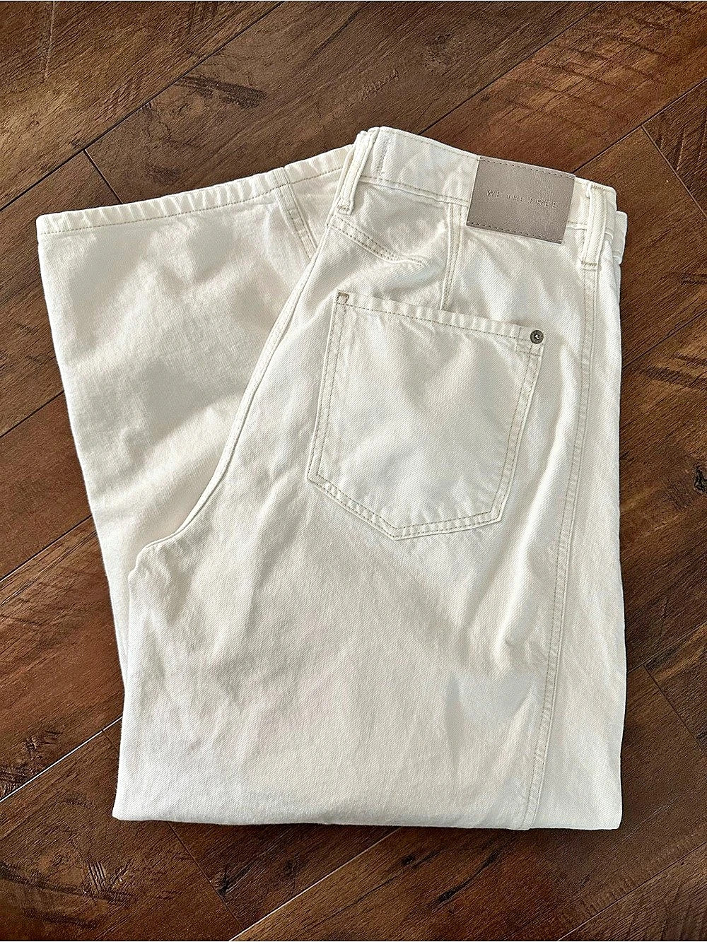 We The Free Good Luck Mid-Rise Barrel Leg Jeans